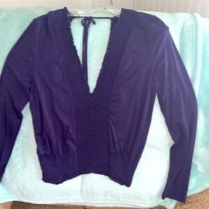 Very Sexy open back dress shirt from Buckle